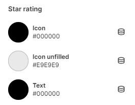 Star rating